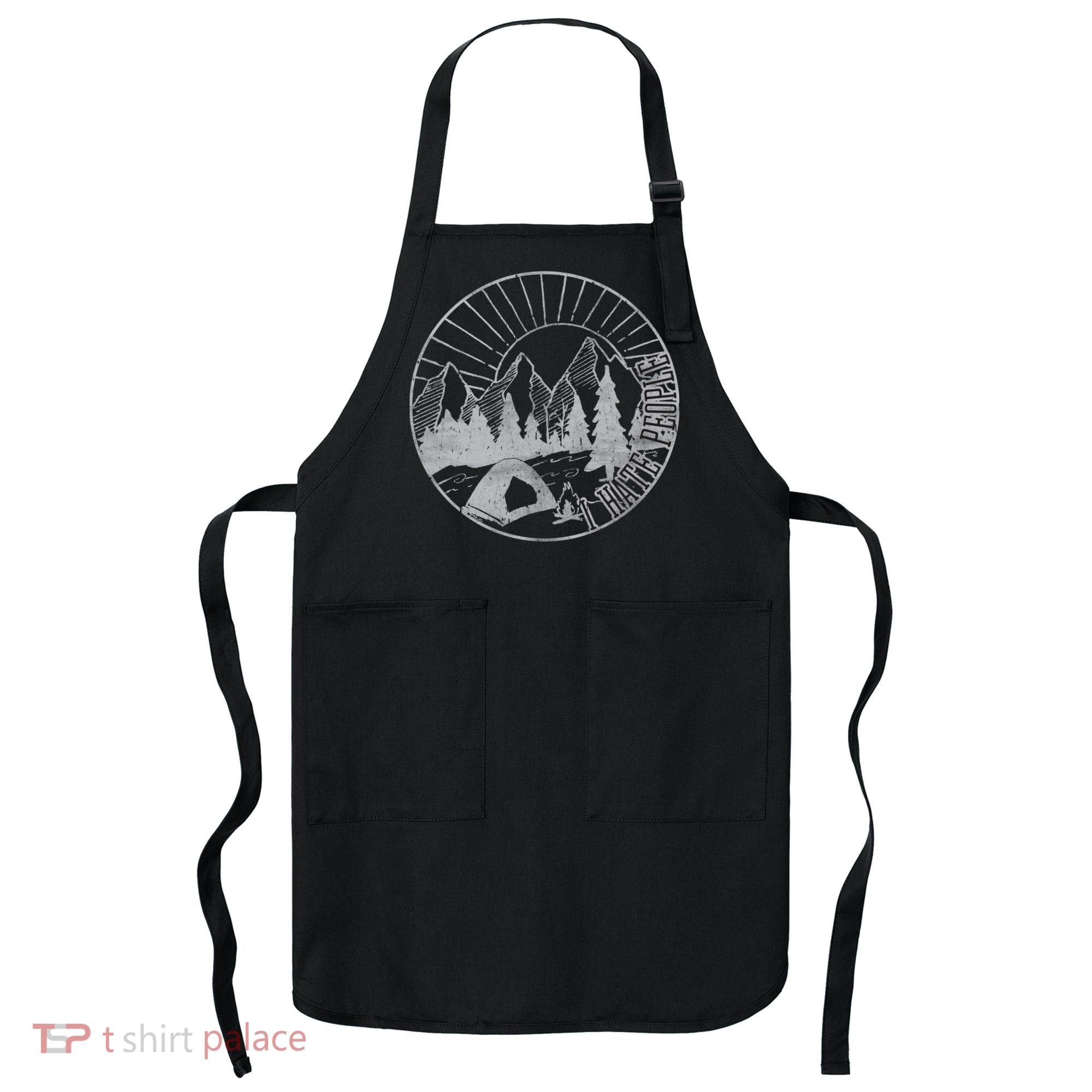 Camping I Hate People Apron