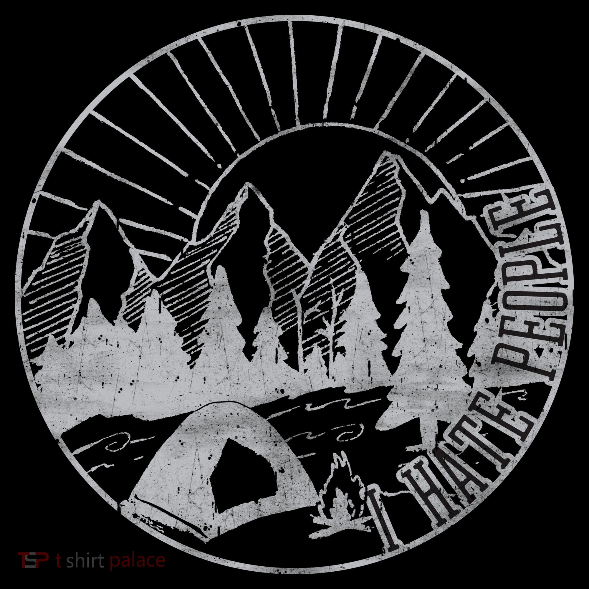 Camping I Hate People Apron