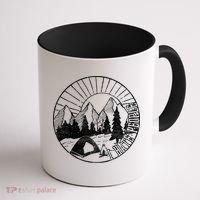 Camping I Hate People Coffee Mug thumb 1