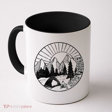 Camping I Hate People Coffee Mug