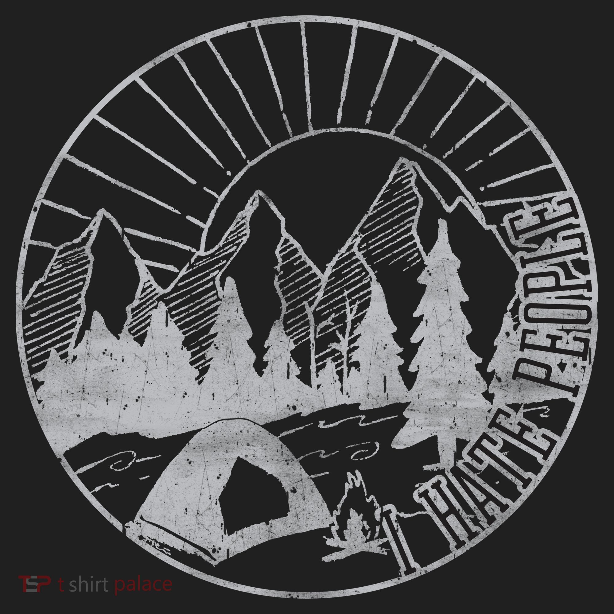 Camping I Hate People Beanie