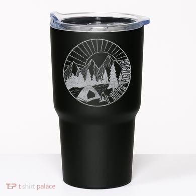 Camping I Hate People Tumbler