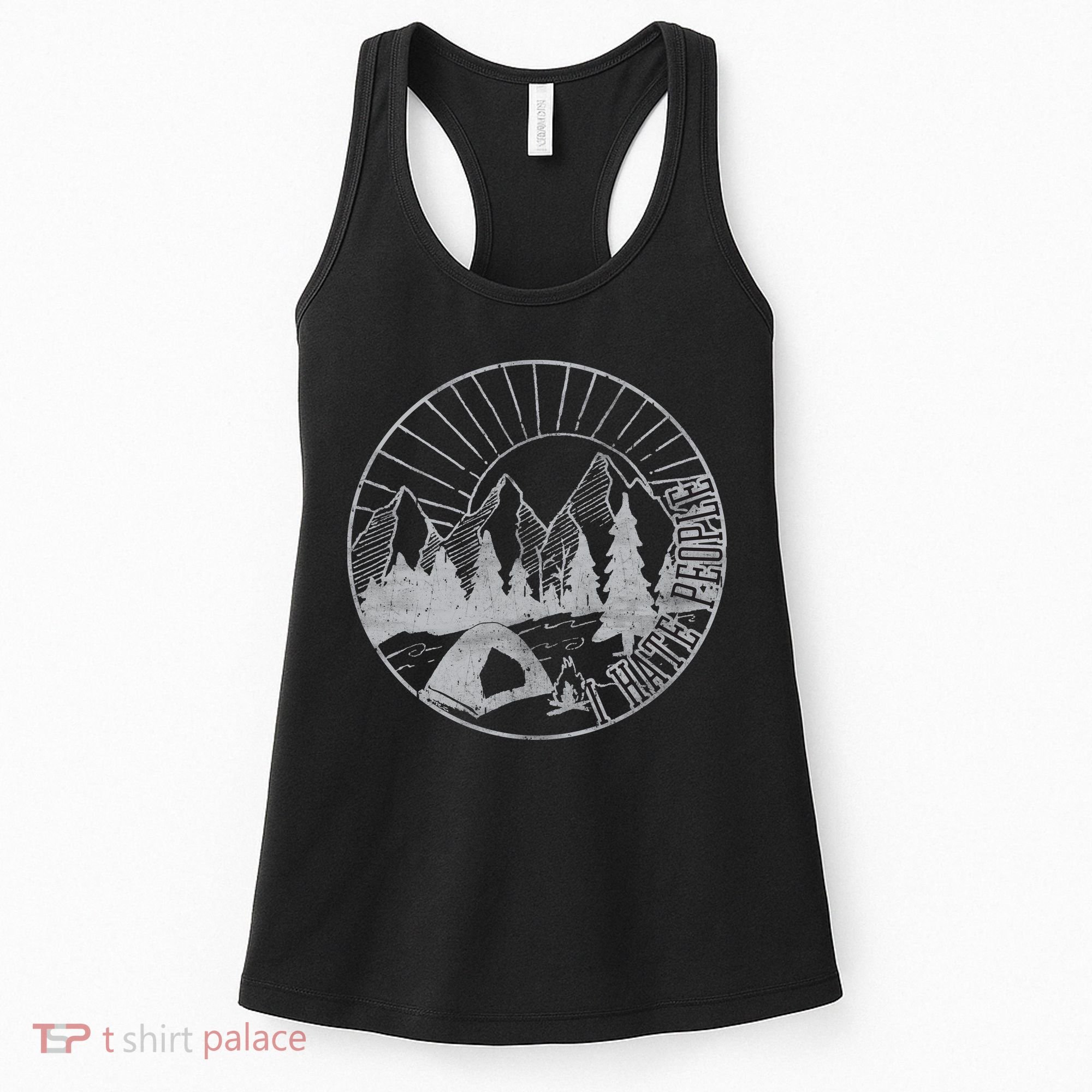 Camping I Hate People Women's Tank Top