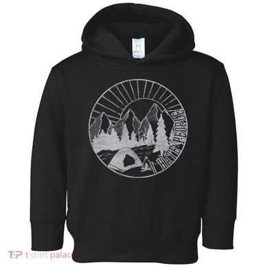 Camping I Hate People Toddler Hoodie
