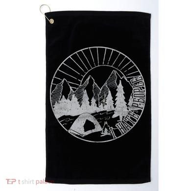 Camping I Hate People Golf Towel