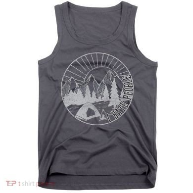 Camping I Hate People Tank Top