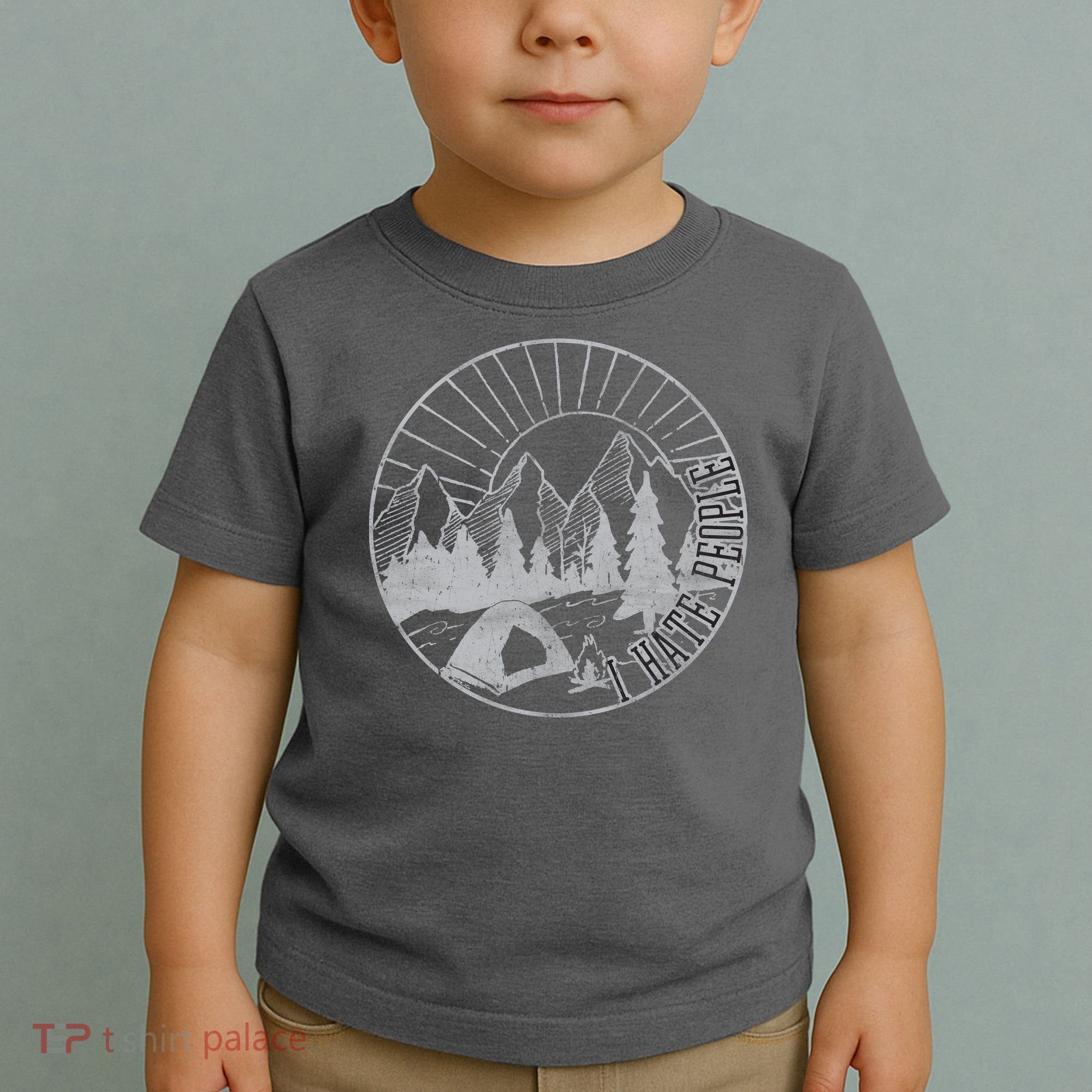 Camping I Hate People Toddler T-Shirt