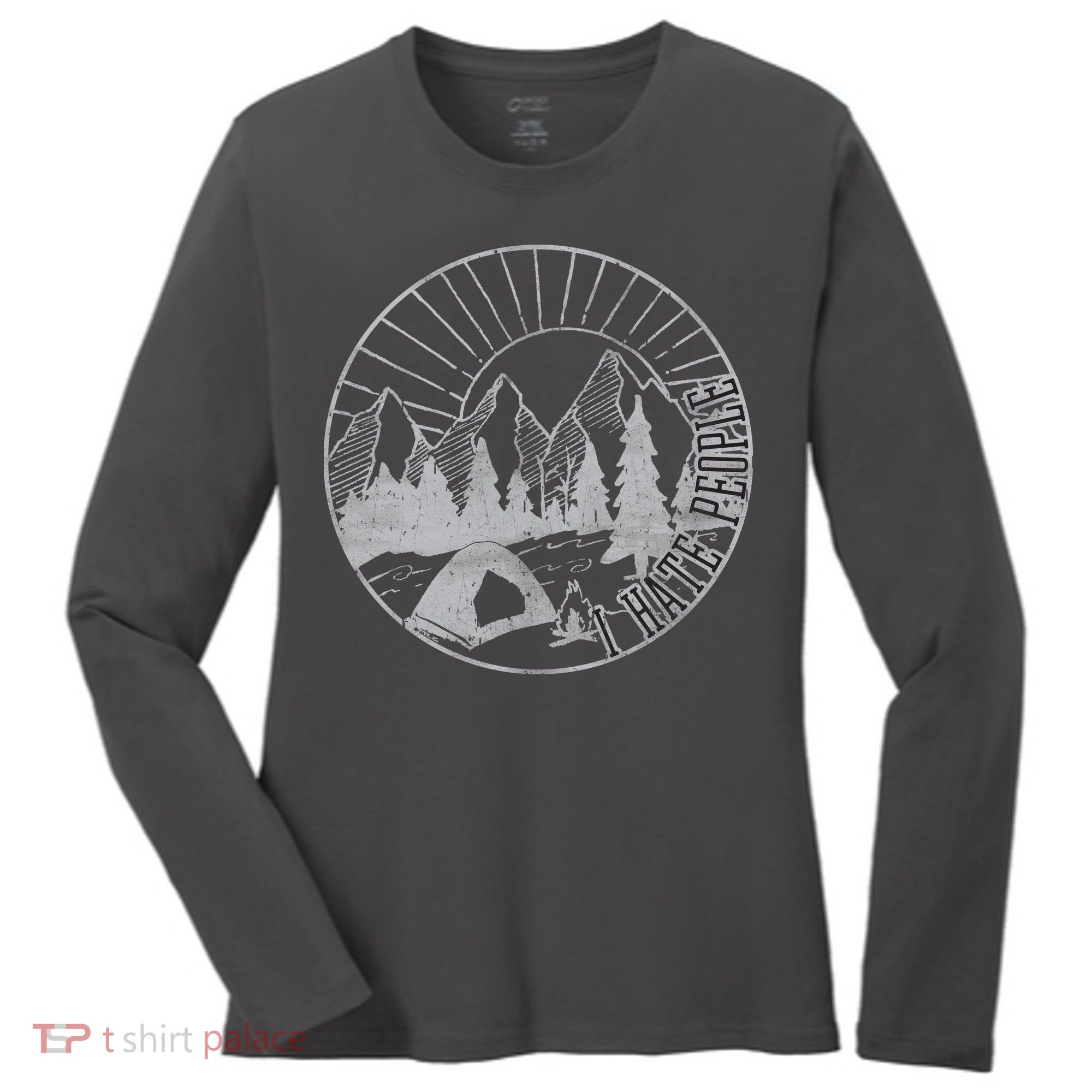 Camping I Hate People Women's Long Sleeve Shirt
