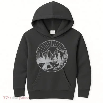 Camping I Hate People Kids Hoodie