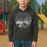 Camping I Hate People Kids Hoodie thumb 2