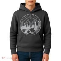 Camping I Hate People Kids Hoodie thumb 4
