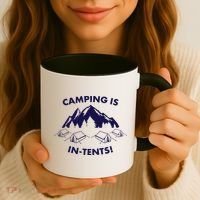 Camping Is In Tents Intents Funny  Coffee Mug thumb 3