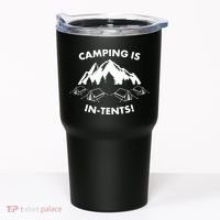 Camping Is In Tents Intents Funny  Tumbler thumb 0