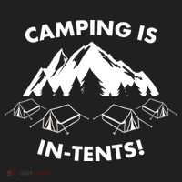 Camping Is In Tents Intents Funny  Tumbler thumb 3