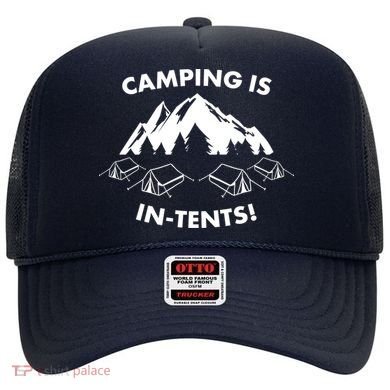 Camping Is In Tents Intents Funny  Hat