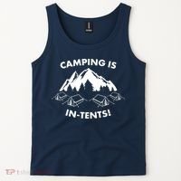 Camping Is In Tents Intents Funny  Tank Top thumb 2