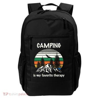 Camping Is My Therapy Backpack