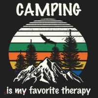 Camping Is My Therapy Tumbler thumb 3