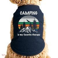 Camping Is My Therapy Doggie Tank thumb 0
