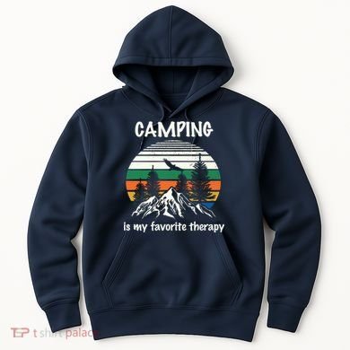 Camping Is My Therapy Hoodie