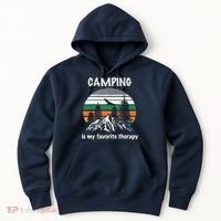 Camping Is My Therapy Hoodie thumb 0