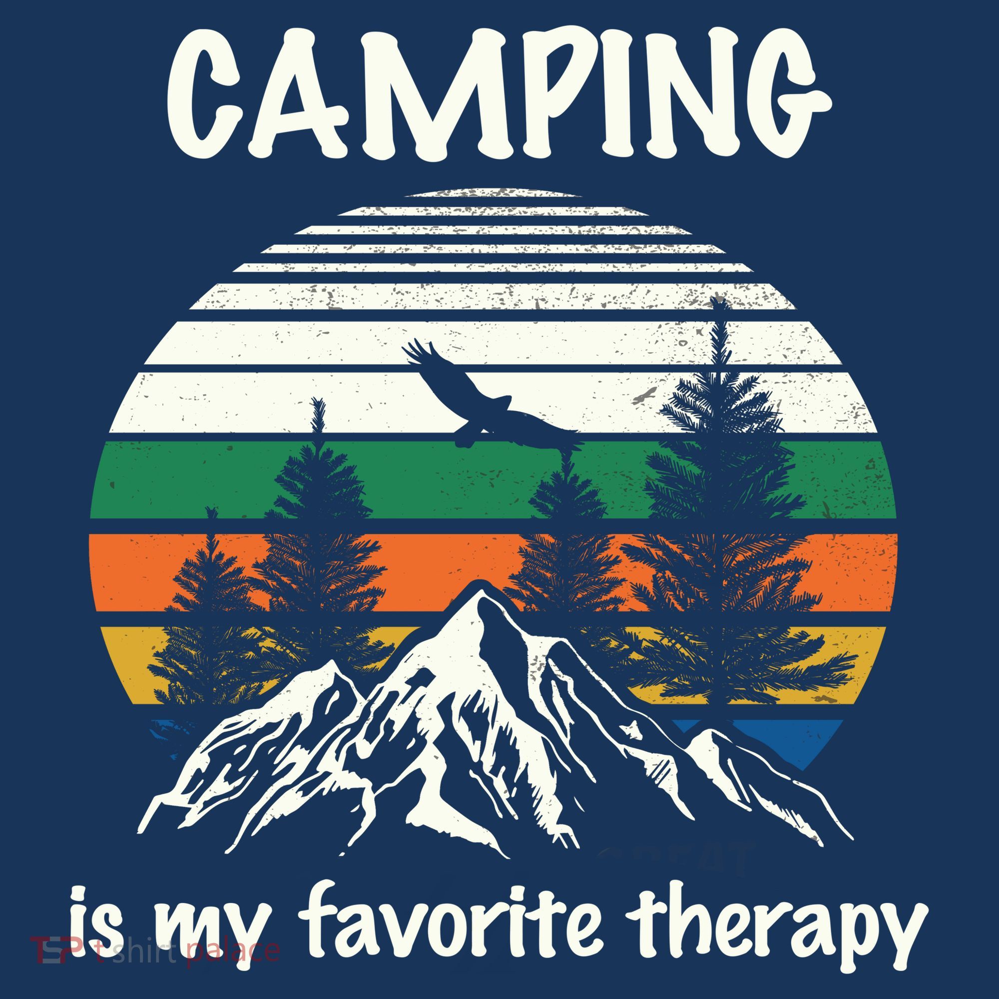 Camping Is My Therapy Hoodie