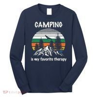 Camping Is My Therapy Long Sleeve Shirt thumb 0