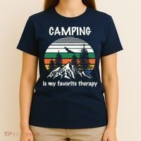 Camping Is My Therapy T-Shirt thumb 4