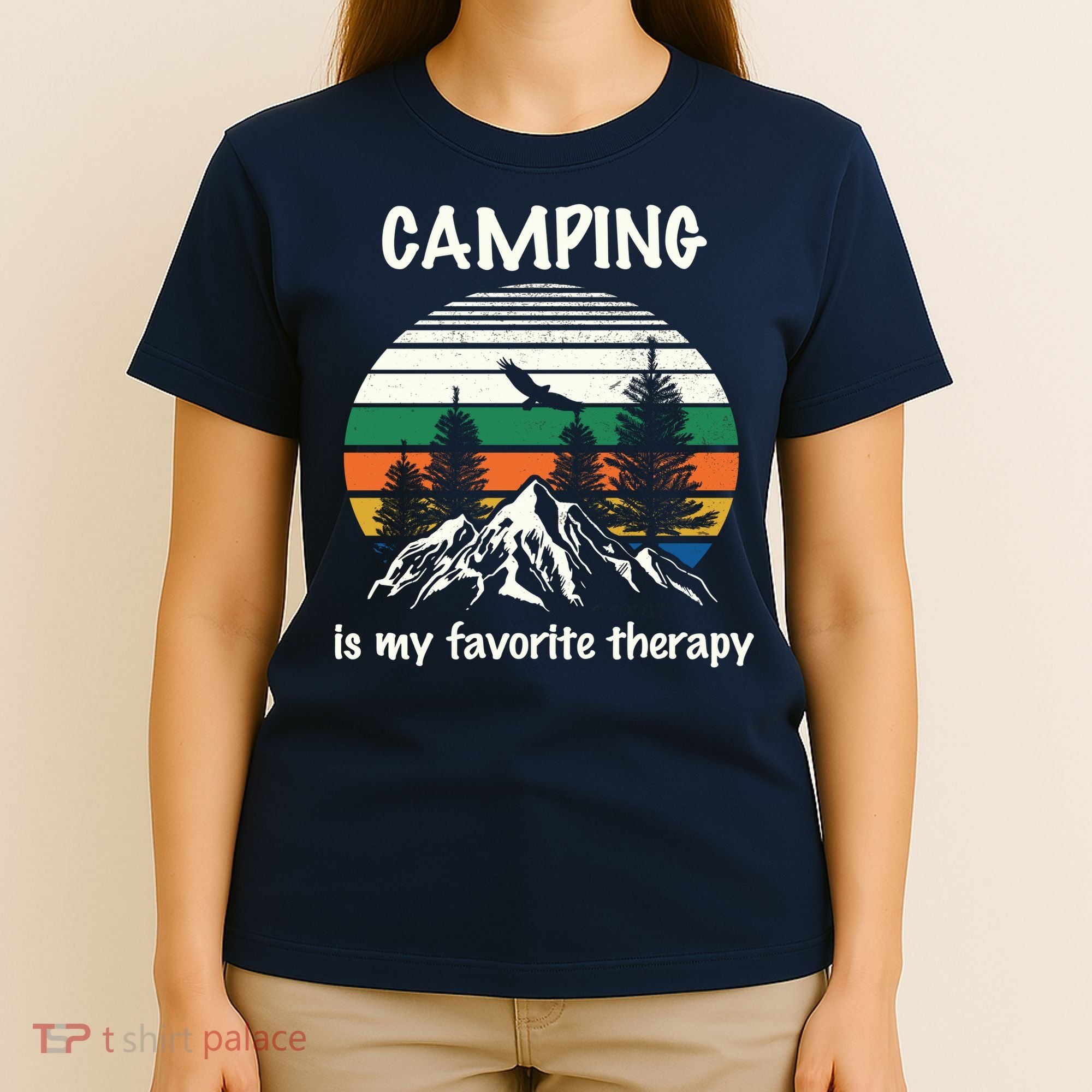Camping Is My Therapy T-Shirt