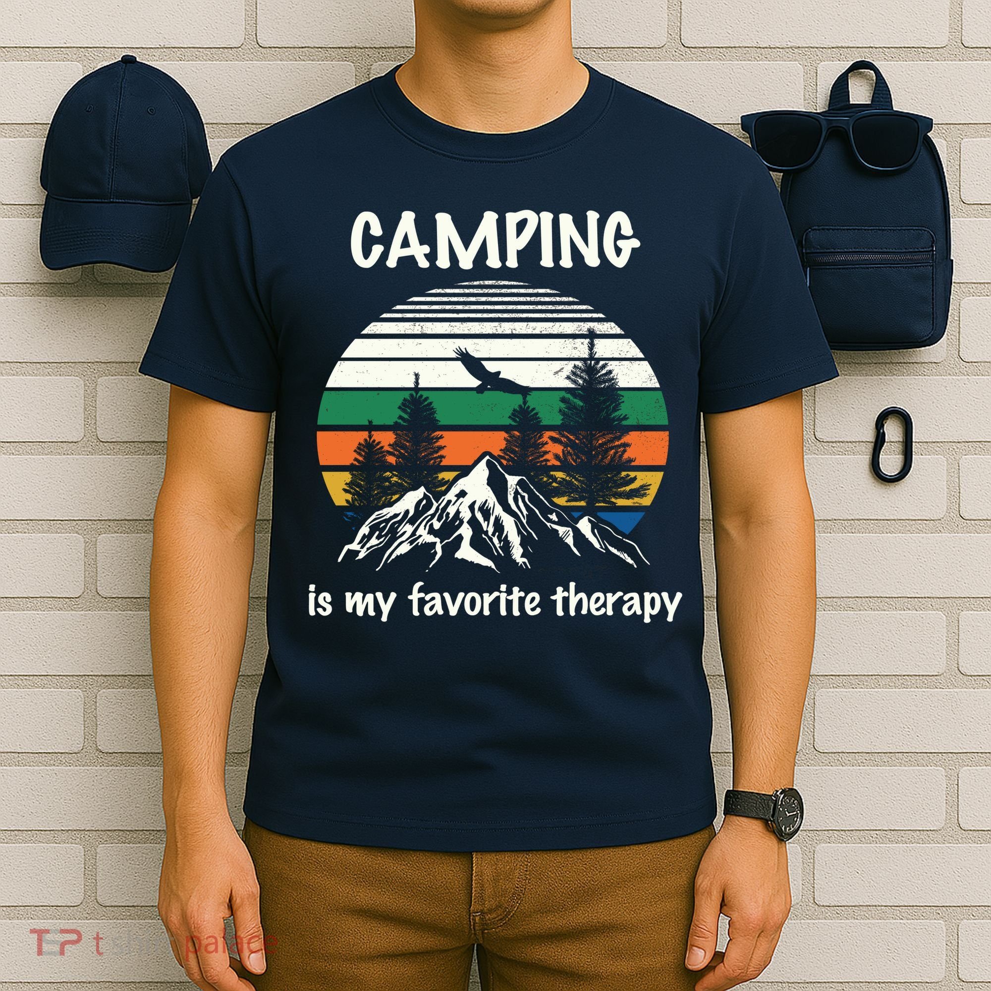 Camping Is My Therapy T-Shirt