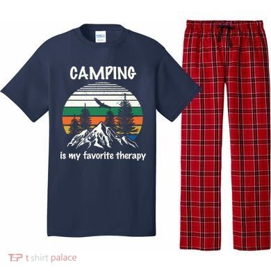 Camping Is My Therapy Pajama Set