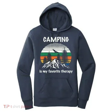 Camping Is My Therapy Women's Hoodie