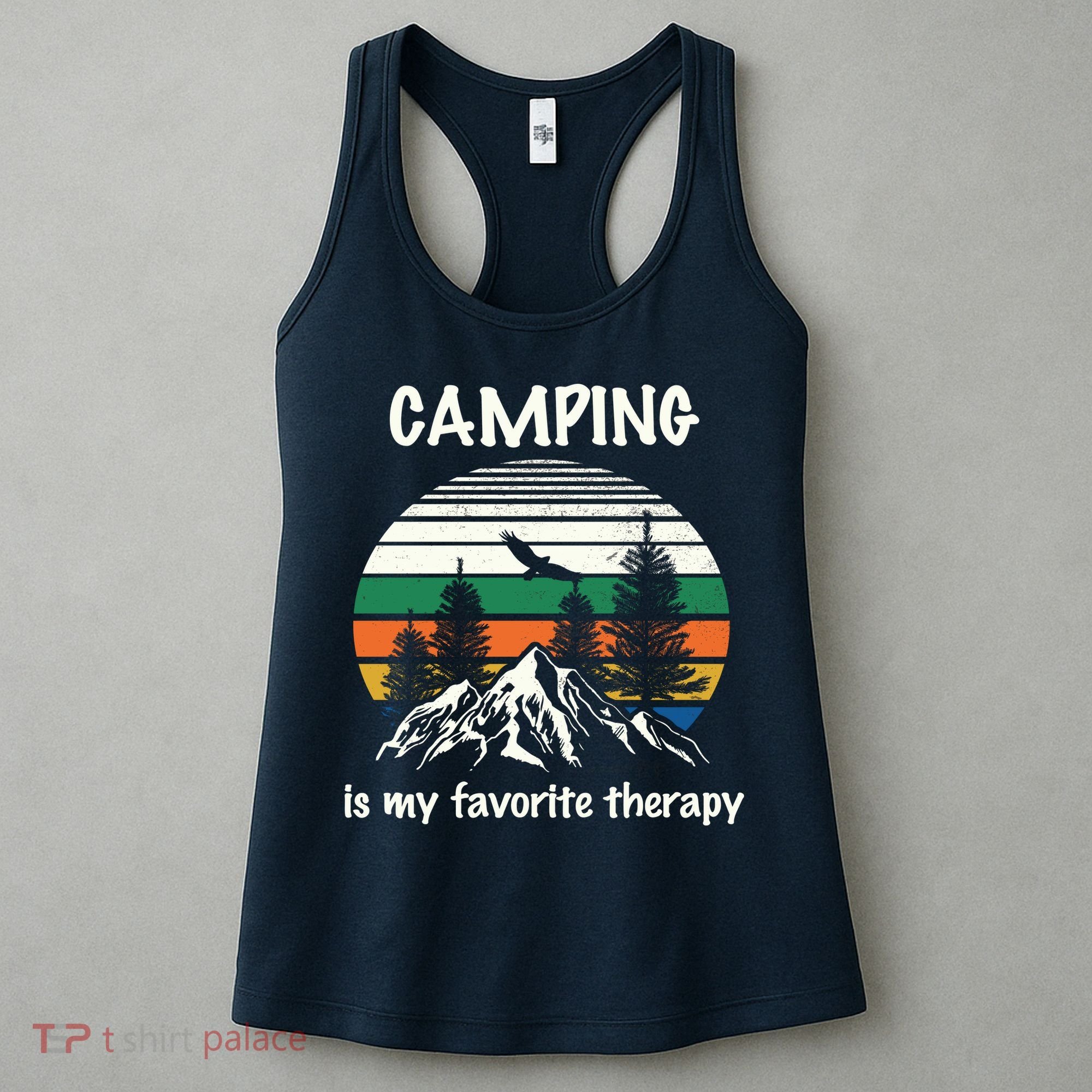Camping Is My Therapy Women's Tank Top