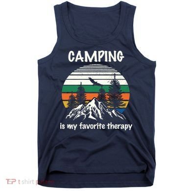 Camping Is My Therapy Tank Top