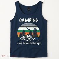 Camping Is My Therapy Tank Top thumb 2