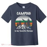 Camping Is My Therapy Toddler T-Shirt thumb 0