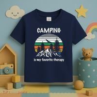 Camping Is My Therapy Toddler T-Shirt thumb 3