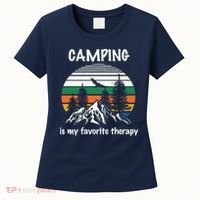 Camping Is My Therapy Women's T-Shirt thumb 0