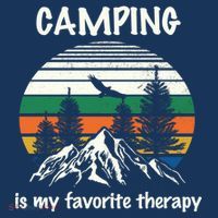 Camping Is My Therapy Women's T-Shirt thumb 6