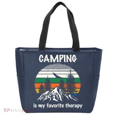Camping Is My Therapy Tote Bag