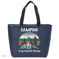 Camping Is My Therapy Tote Bag thumb 0