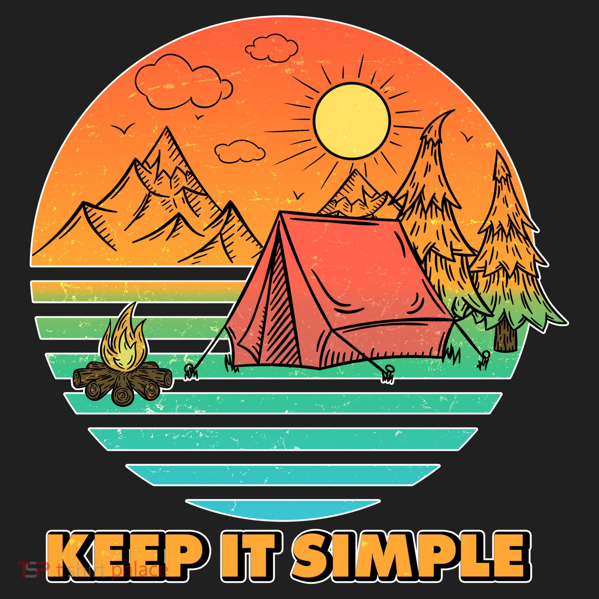 Camping Keep It Simple Women's Sweatshirt