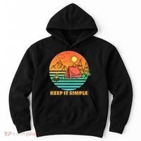 Camping Keep It Simple Hoodie thumb 0