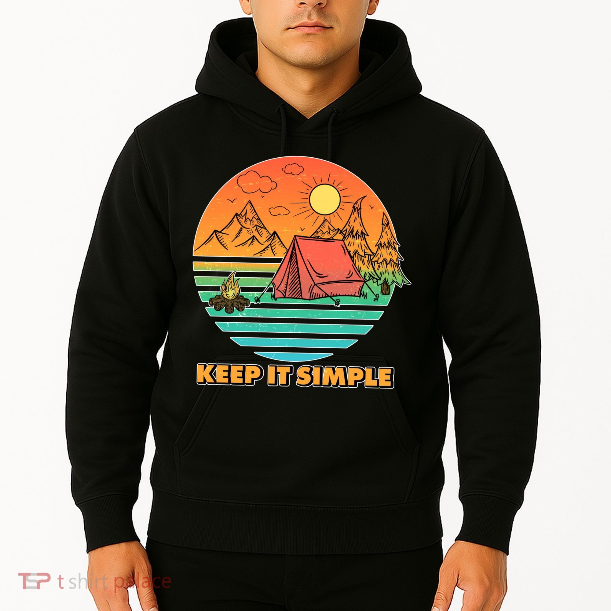 Camping Keep It Simple Hoodie