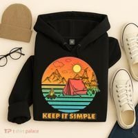 Camping Keep It Simple Hoodie thumb 4