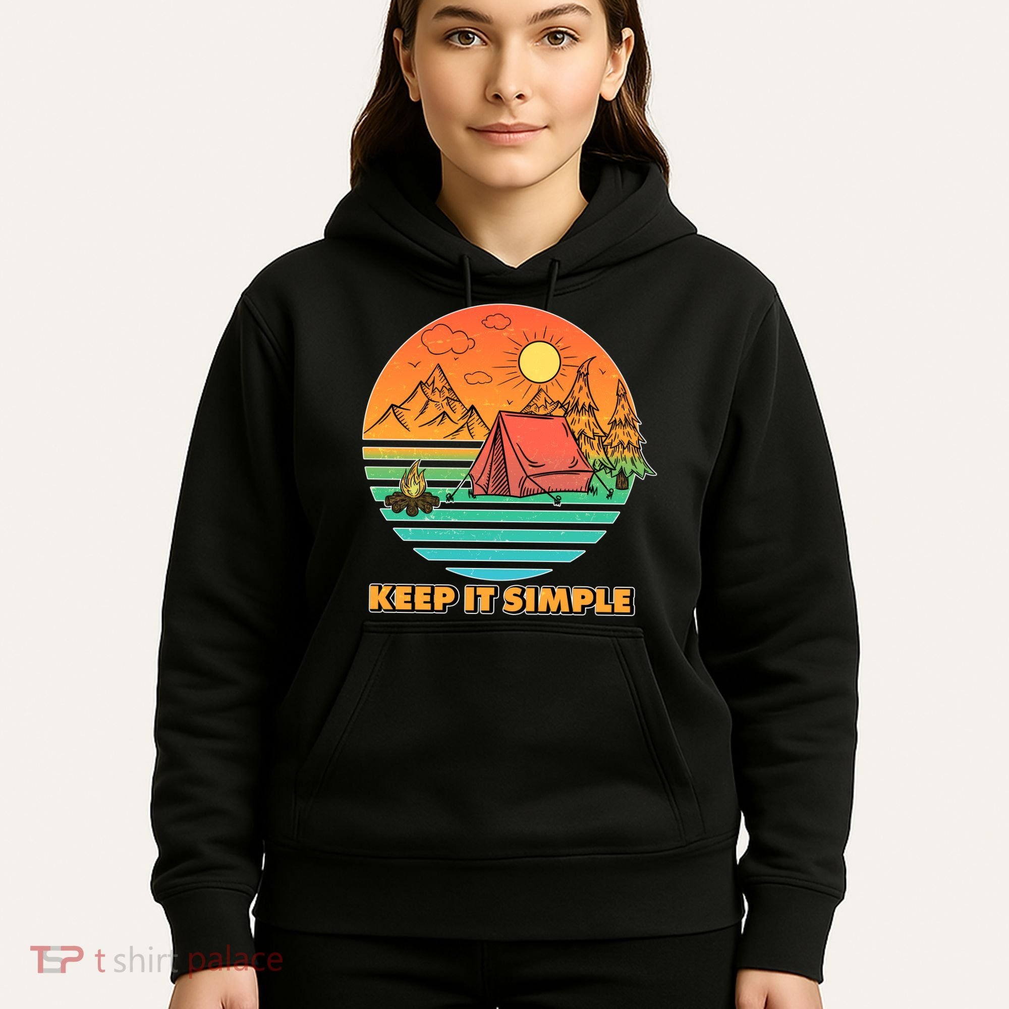 Camping Keep It Simple Hoodie