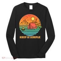 Camping Keep It Simple Long Sleeve Shirt thumb 0