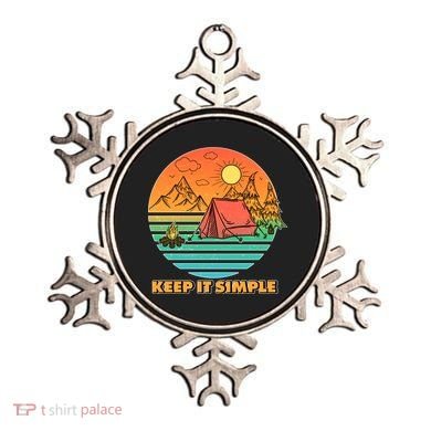 Camping Keep It Simple Ornament