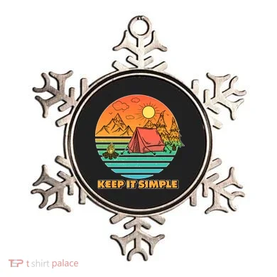 Camping Keep It Simple Ornament