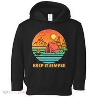 Camping Keep It Simple Toddler Hoodie thumb 0